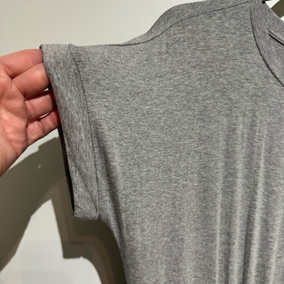 NWT. Banana Republic Factory Gray Midi Dress. Size Medium - Picture 6 of 9